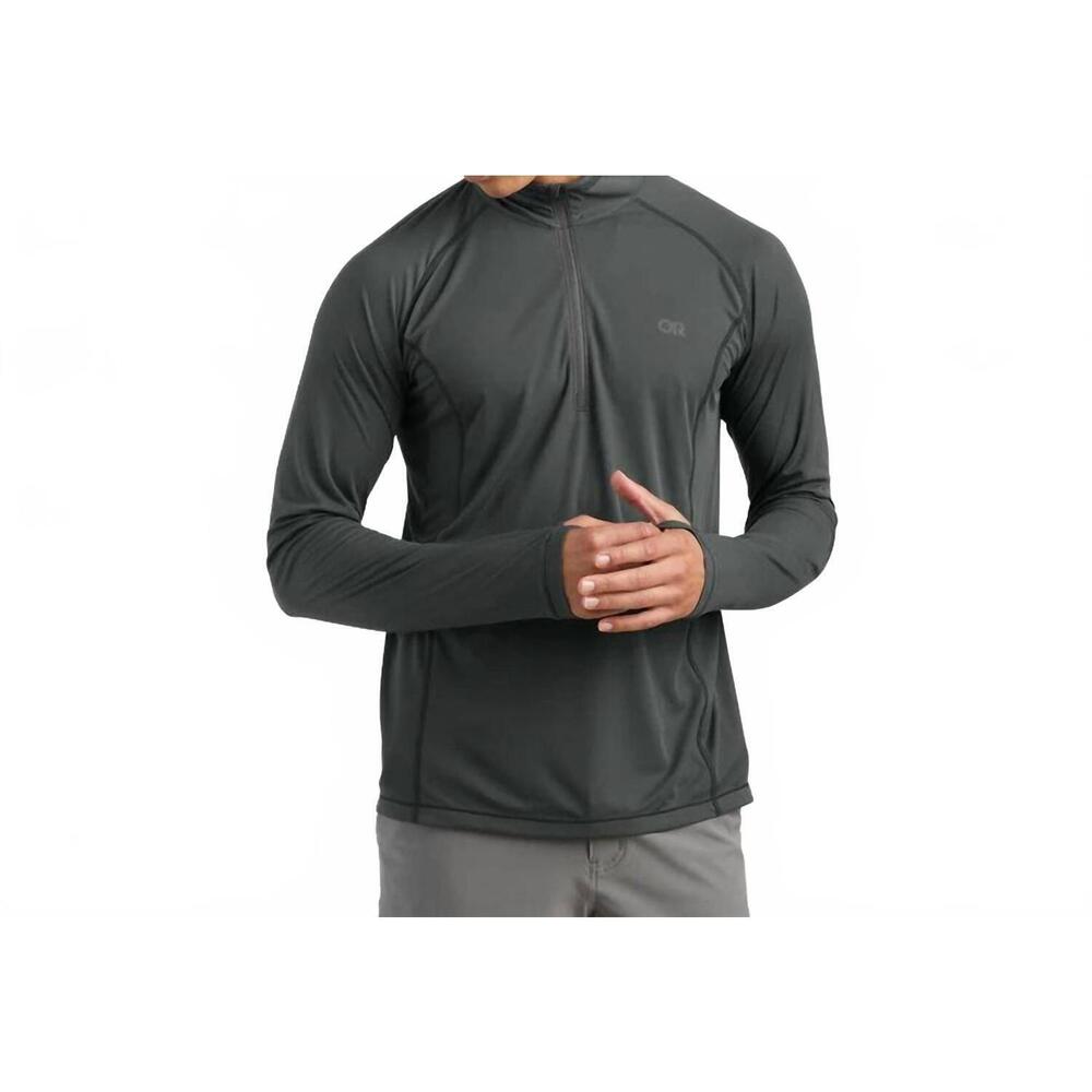NEW OUTDOOR RESEARCH echo quarter zip jacket in storm